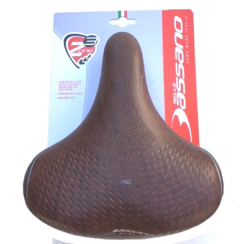 Zadel Sport Bassano Big City Volare "XXL" 3 Zone Bruin Op Kaart