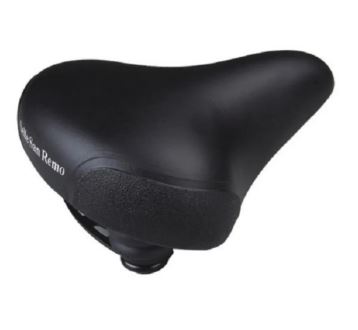 Zadel Selle San Remo Comfort City 3220 Zwart Met Hoekbescherming