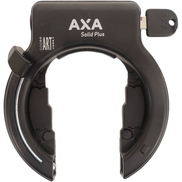 Ringslot Axa Solid Plus zwart (op kaart)