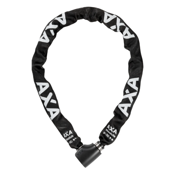 Kettingslot Axa Absolute ART2 - 9-110 met polyester hoes - zwart