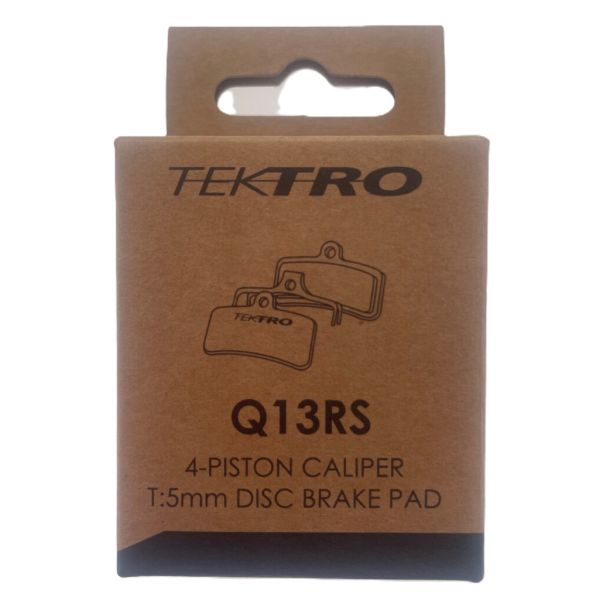 Schijfremblokset Tektro Q13Rs - 5mm - 4 zuiger - Metalic Ceramic Resin