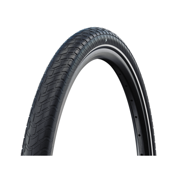 Buitenband Schwalbe Motion Big Apple RaceGuard - 20 x 2.00" / 50-406 - Zwart met reflectie