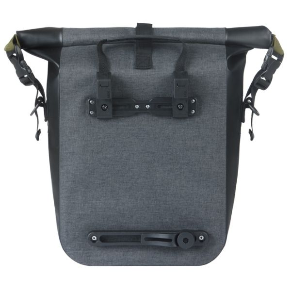 Enkele tas Basil Navigator Storm M MIK 12-15L 14 x 25 x 36 cm - zwart