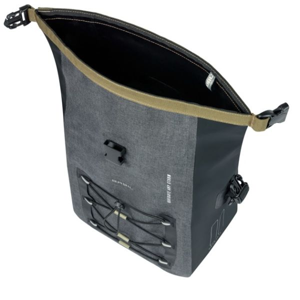 Enkele tas Basil Navigator Storm M MIK 12-15L 14 x 25 x 36 cm - zwart