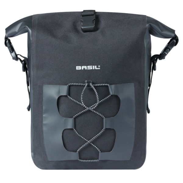 Enkele tas Basil Navigator Waterproof M MIK 12-15L 17 x 28 x 34 cm - zwart