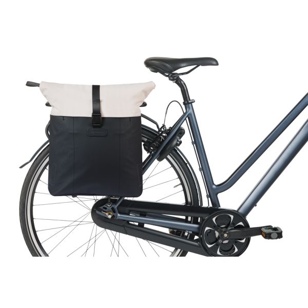 Fietsshopper Basil Vive MIK 15-20L 11 x 29 x 34 cm - zwart/wit
