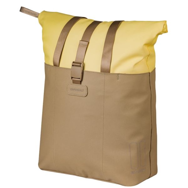 Fietsshopper Basil Vive Mik 15-20L 11 x 29 x 34 cm - zand/geel