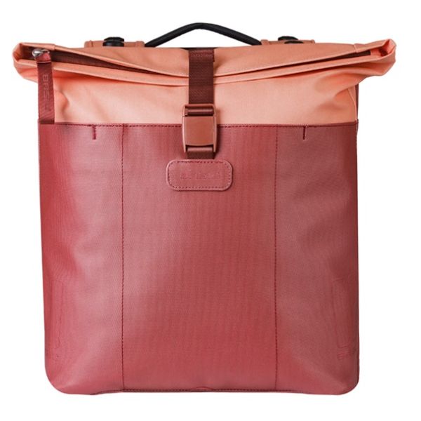 Dubbele fietstas Basil Vive MIK 28-35L 14 x 30 x 38 cm - bordeauxroze