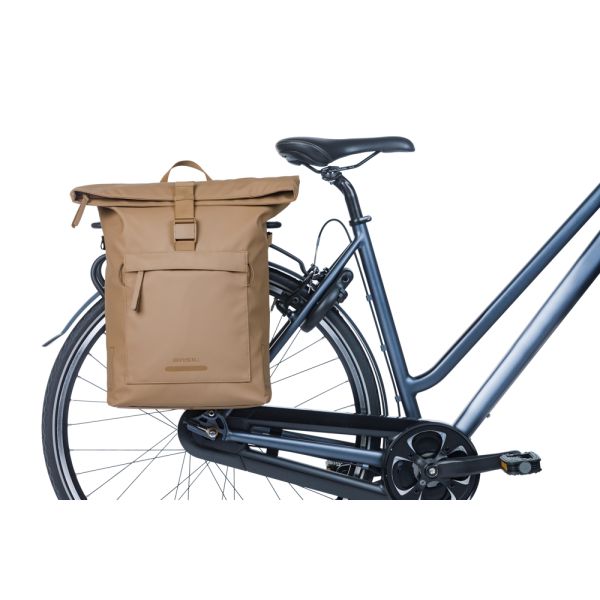 Fietsschoudertas Basil Brooklyn MIK 17L 14 x 32 x 40 cm - zand