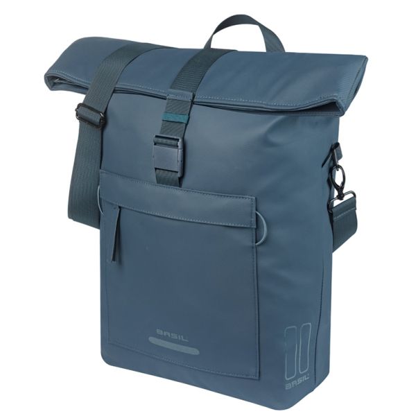 Fietsschoudertas Basil Brooklyn MIK 17L 14 x 32 x 40 cm - blauw
