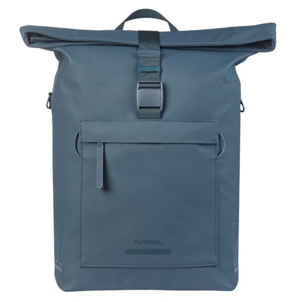 Fietsschoudertas Basil Brooklyn MIK 17L 14 x 32 x 40 cm - blauw