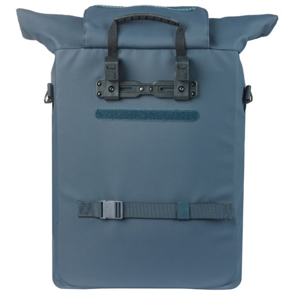 Fietsschoudertas Basil Brooklyn MIK 17L 14 x 32 x 40 cm - blauw