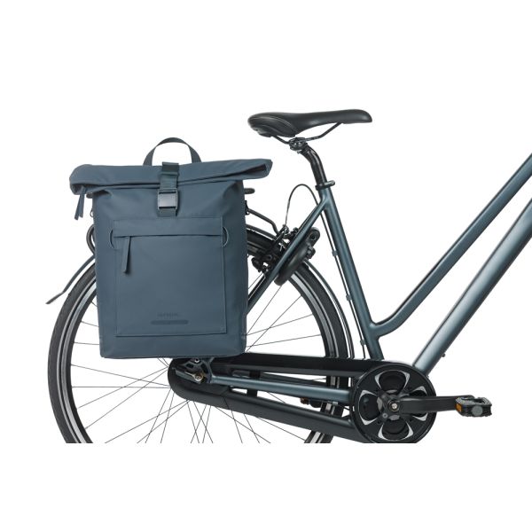 Fietsschoudertas Basil Brooklyn MIK 17L 14 x 32 x 40 cm - blauw