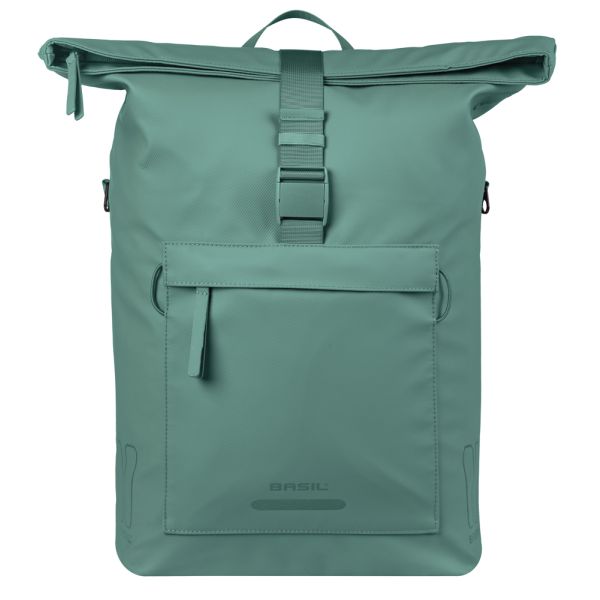 Fietsschoudertas Basil Brooklyn MIK 17L 14 x 32 x 40 cm - groen