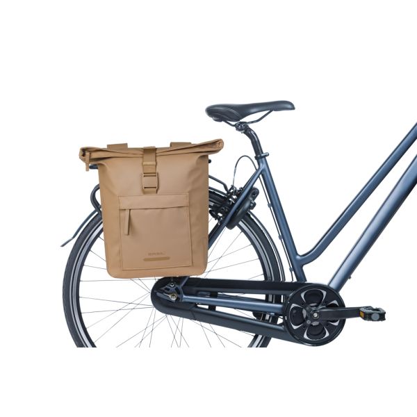 Dubbele fietstas Basil Brooklyn 41L 14 x 30 x 37 cm - zand