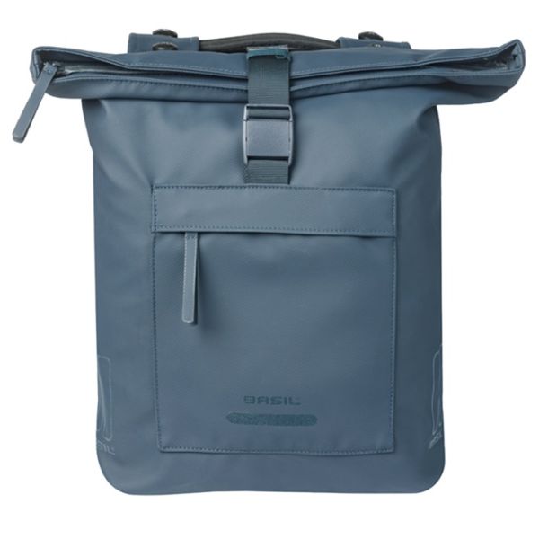 Dubbele fietstas Basil Brooklyn MIK 41L 14 x 30 x 37 cm - blauw