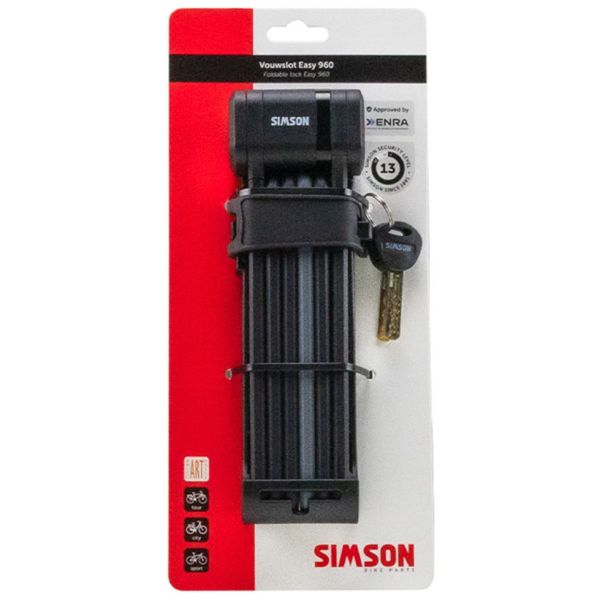 Vouwslot Simson Easy 960 - ART2 - zwart