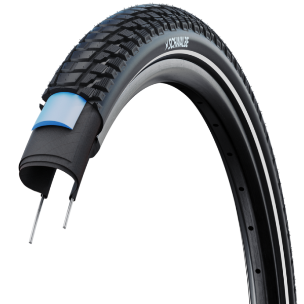 Buitenband Schwalbe Marathon Plus Tour Smart Guard 28 x 1.40 37-622 - zwart met reflectie