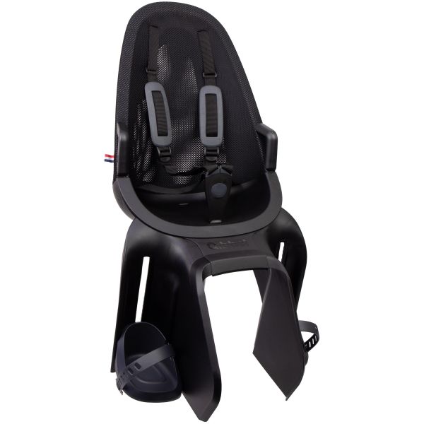 Kinderzitje achter Qibbel Air met dragerbevestiging (CFS) - Midnight Black