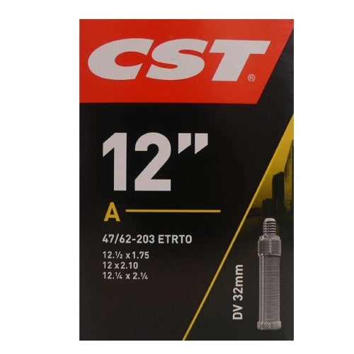 Binnenbanden 12 1/2 x 1.75-2.10-2 1/4 Cst Blitz Ventiel 32mm = 47/62-203 DV 32mm 070102