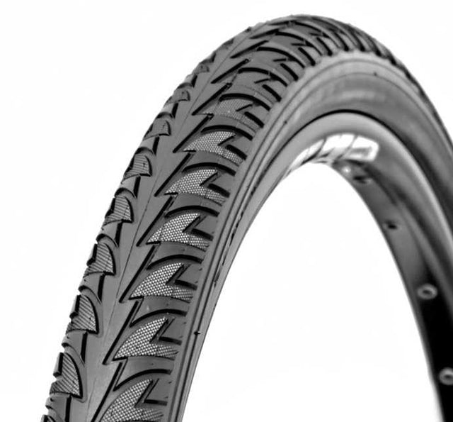 buitenband 16x1.75 deli zwart + witte bies 47-305
