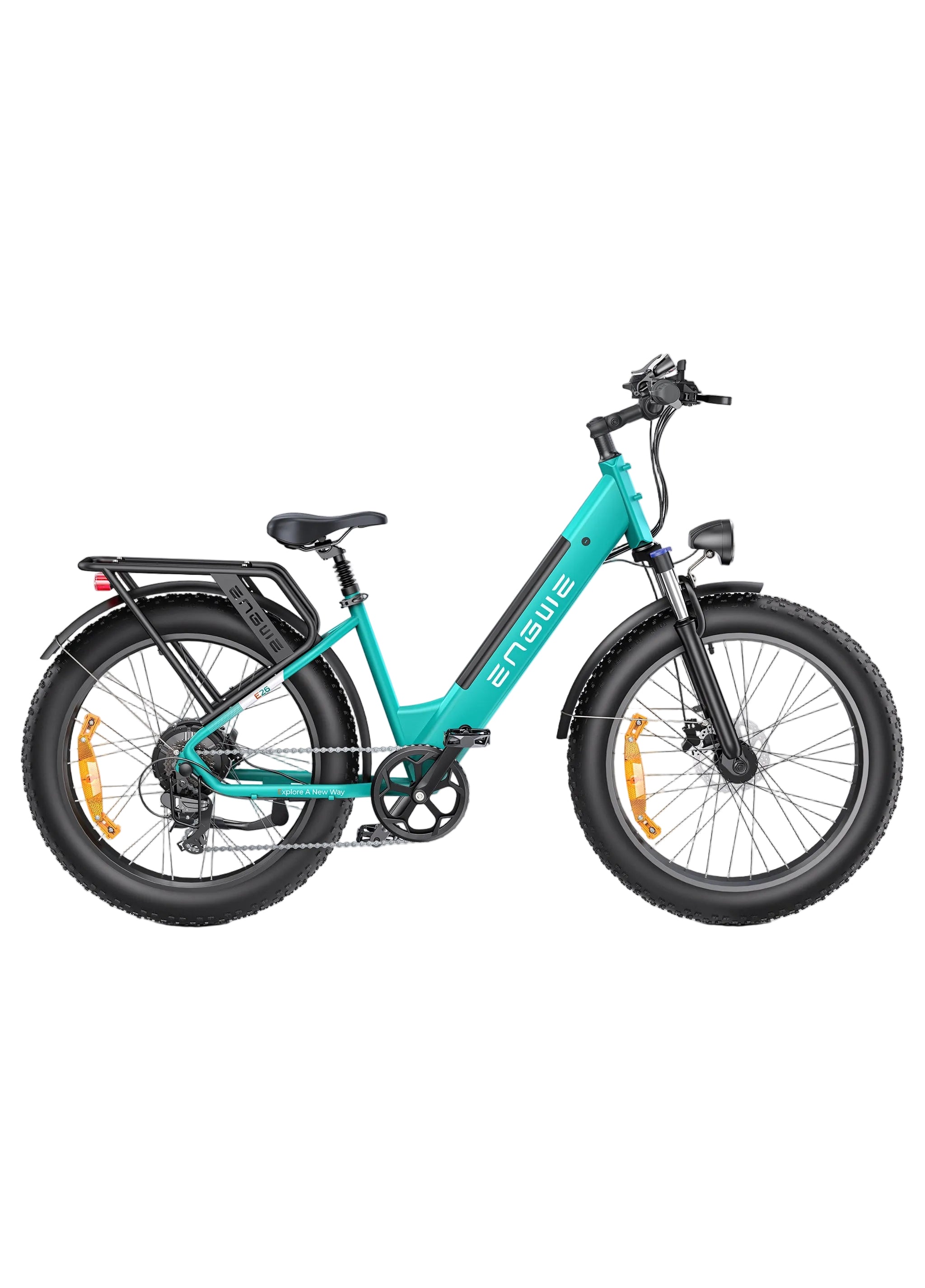 ENGWE E26 Gem Blue elektrische fatbike zijaanzicht