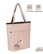Splash Luxe Fietstas Shopper - 2-in-1 Handtas & Pakaftas - 21L - Soft Pink