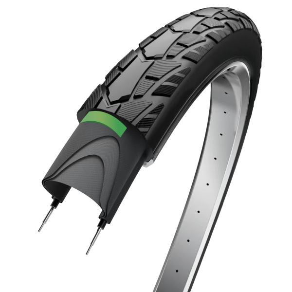 Buitenband Edge Performance Protect - Speed Pedelec 28 x 1.75" / 47-622 -Zwart met reflectie