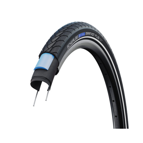 Buitenband Schwalbe Marathon Plus SmartGuard 28 x 1.40  37-622 mm - zwart met reflectie