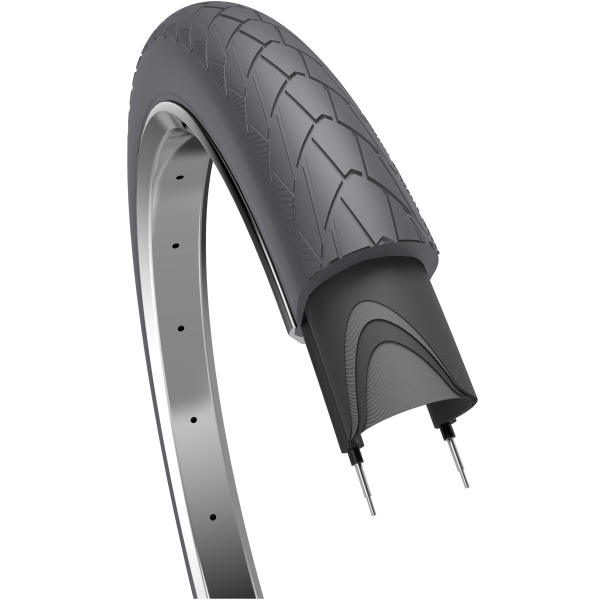 Buitenband Edge Mambo 28 x 2.00"/ 50-622 mm - grijs met reflectie