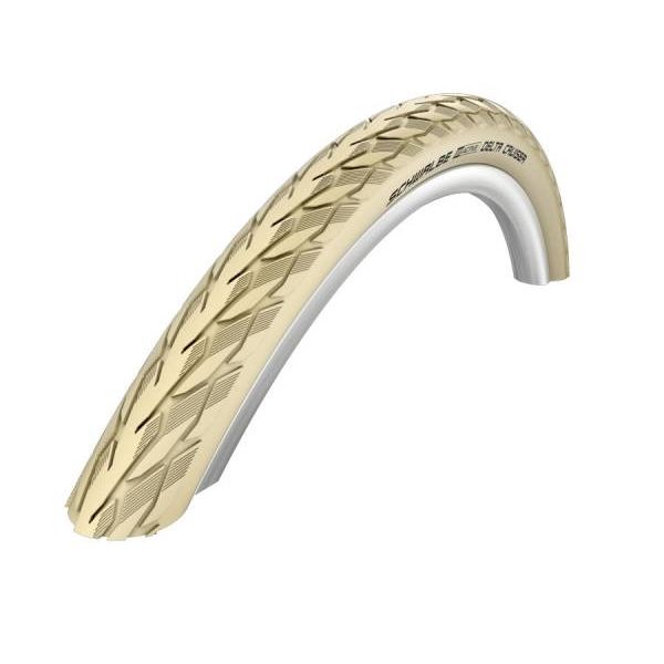 Buitenband Delta Cruiser Plus PunctureGuard 28 x 1.40  37-622 - creme met reflectie