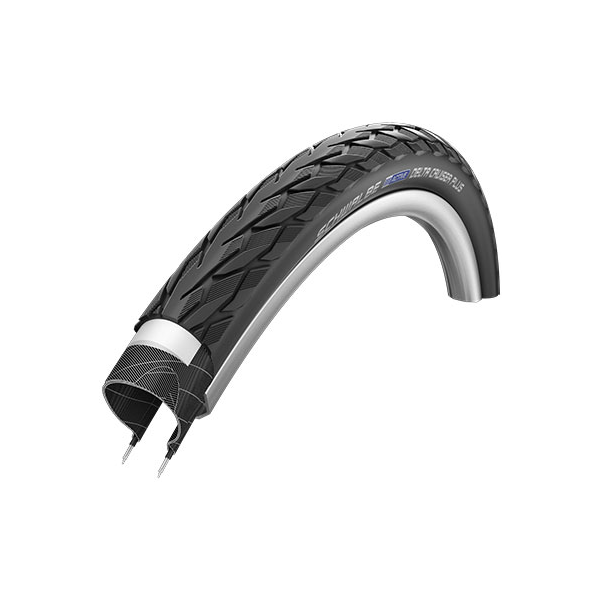 Buitenband Schwalbe Delta Cruiser Plus PunctureGuard 28 x 1.75  47-622mm - zwart met reflectie