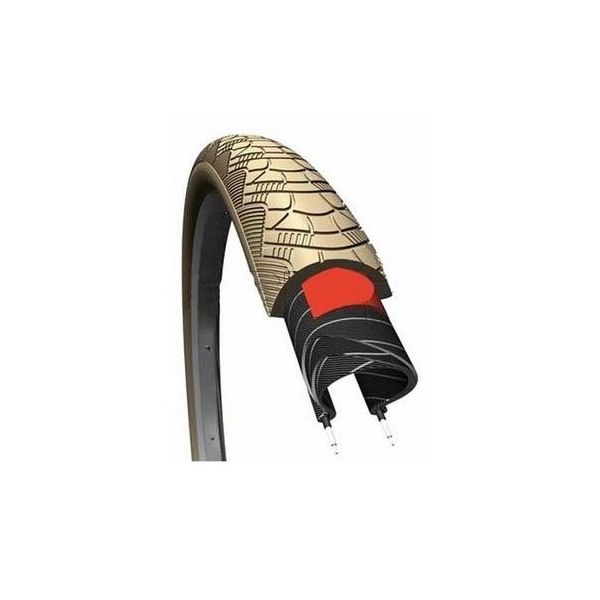 Buitenband CST Zeppelin 28 x 1.75 x 2" / 47-622mm anti lek - khaki met reflectie