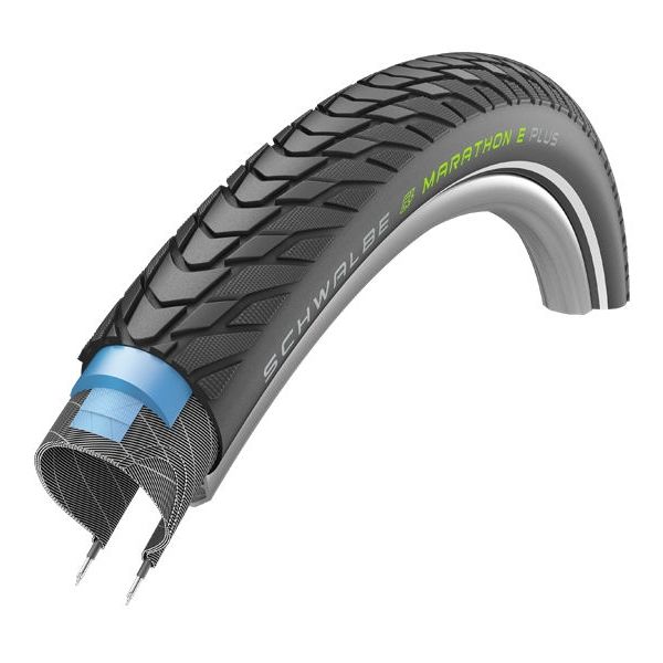 Buitenband Schwalbe Marathon E-Plus Performance Line 28 x 2.00" / 50-622 mm - zwart met reflectie