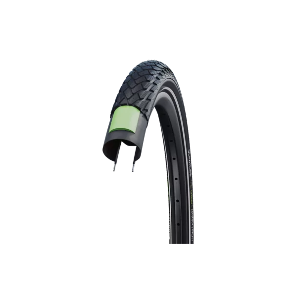Buitenband Schwalbe Green Marathon GreenGuard 28 x 1.75 47-622mm - zwart met reflectie