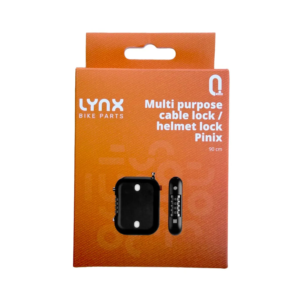 Lynx Multifunctioneel kabelslot  Helmslot Pinix 90 cm x 2.5 mm