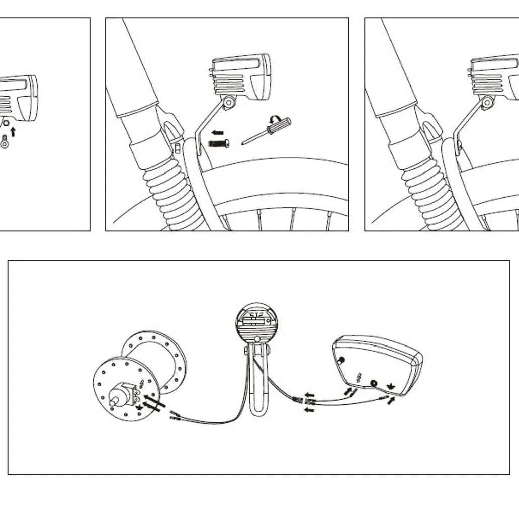Lynx Koplamp Dynamo Sensor 30 Lux