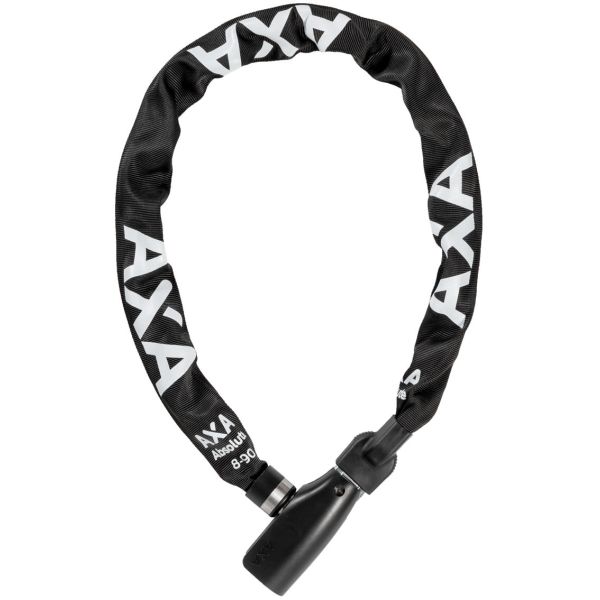 Kettingslot Axa Absolute 8-90 met polyester hoes - zwart