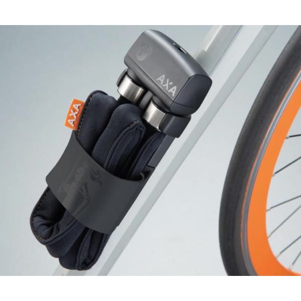 Vouwslot Axa Foldable 800 100/8 - donkergrijs