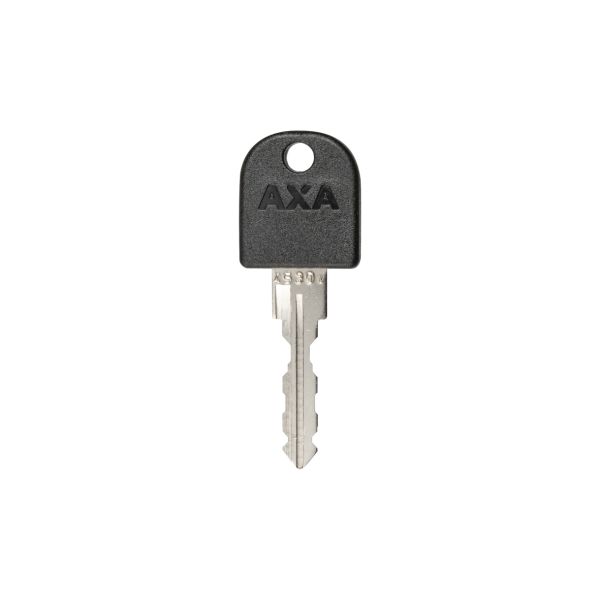 Ringslot Axa Solid Plus met afdekkapjes - zwart