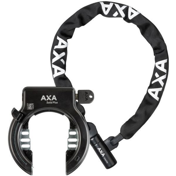 Set Ringslot Axa Solid Plus + Axa Linq City 1007 - zwart
