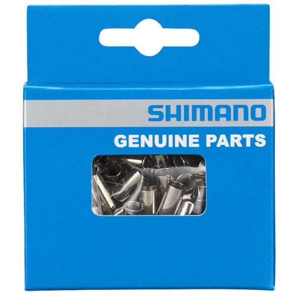 Anti-rafel nippel Shimano ø1.6mm aluminium - zilver