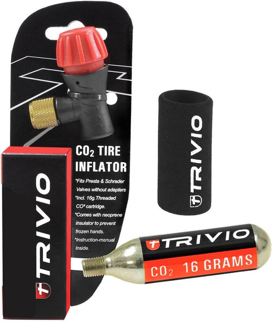TRIVIO - CO2 adapter inclusief 1 patroon 16 gram