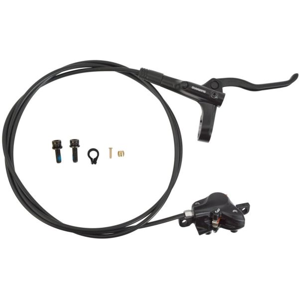 Hydraulische schijfremset Shimano MT200 achter - zonder remschijf - zwart
