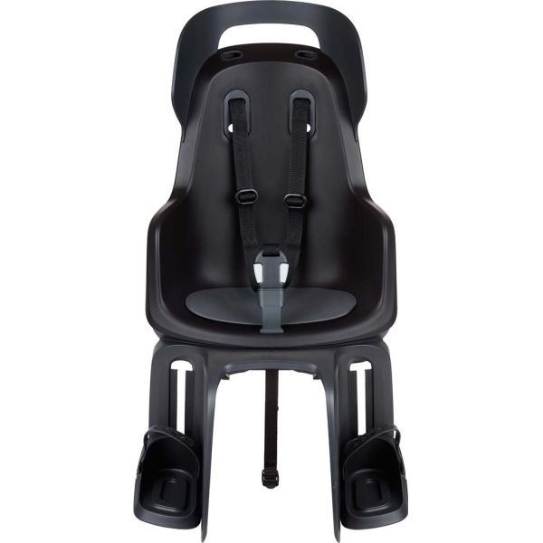 Kinderzitje achter Bobike Go Maxi met dragerbevestiging - urban black