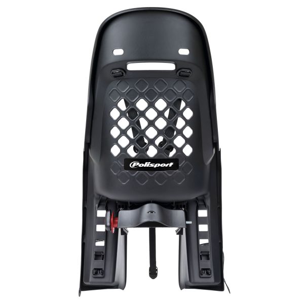 Kinderzitje achter Polisport Joy - BLACK SERIE - met dragerbevestiging (CFS)