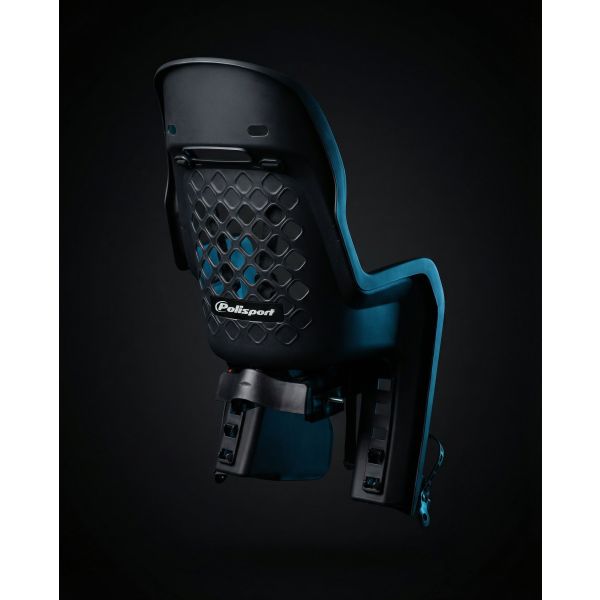 Kinderzitje achter Polisport Joy - BLACK SERIE - met dragerbevestiging (CFS)