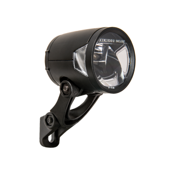 Herrmans H-Black MR8 Koplamp LED Naafdynamo - Zwart