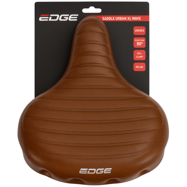 Fietszadel Edge Urban XL Wave - bruin