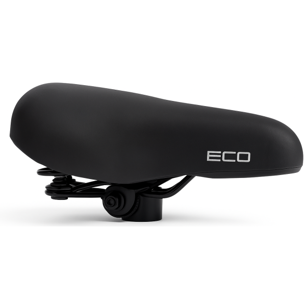 Fietszadel Edge City Eco - zwart